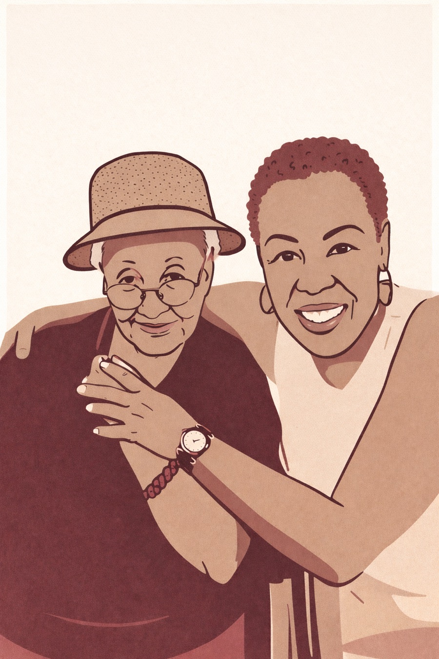 Our founder with her mother